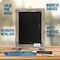 HBCY Creations Hanging or Tabletop Chalkboard with Legs/Wedding Table Sign/Kitchen Countertop Memo Board